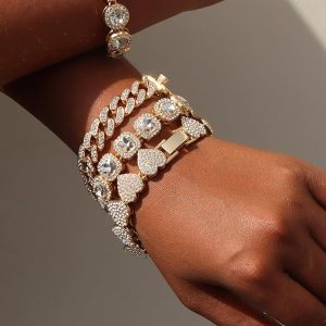 Bracelets for Women Girls Silver Clustered